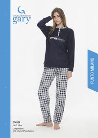 PIGIAMA DONNA M/L Q50128 Tellini S.r.l. Wholesale Clothing